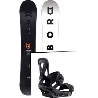 Set: Arbor Formula 2017 + Burton Custom 2017, black - Snowboardset