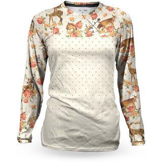 Loose Riders C/S Women's Jersey LS Forest Animals