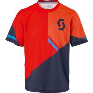 Scott Trail 40 s/sl Shirt, red/tangerine orange - Radtrikot