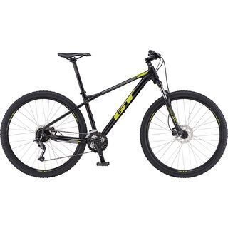 GT Avalanche Sport 29 2019, black w/ chartreuse & silver - Mountainbike