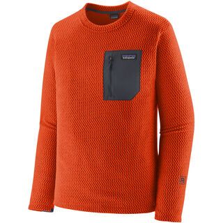 Patagonia Men's R1 Air Crew pollinator orange