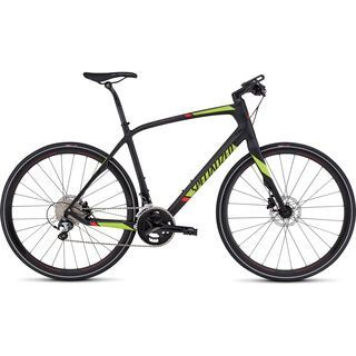 Specialized Sirrus Comp Carbon Disc 2016, carbon/hyper/red - Fitnessbike
