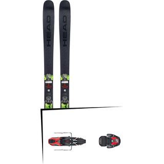 Set: Head Kore 99 2019 + Atomic Warden MNC 11 black/red