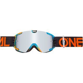 ONeal B-30 Youth Goggle Ink, black/orange/Lens: silver mirror - MX Brille