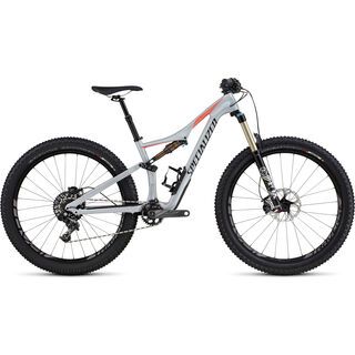 Specialized Rhyme Expert Carbon 6Fattie 2017, white/coral/black - Mountainbike