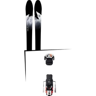 Set: Icelantic Sabre 99 2018 + Atomic Warden MNC 13 white/black/orange