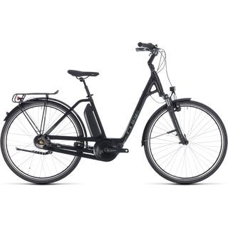 *** 2. Wahl *** Cube Town Hybrid ONE RT 400 Easy Entry 2018, black´n´frostgreen - E-Bike | Größe 42 cm