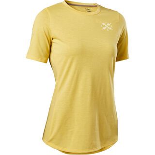 Fox Womens Ranger Drirelease SS Jersey Calibrated pear yellow