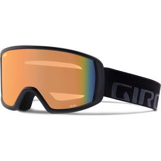 Giro Scan, black wordmark/Lens: persimmon blaze - Skibrille