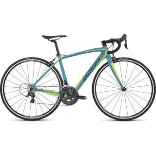 Specialized Amira SL4 Comp 2017, turquoise/hy green/black - Rennrad