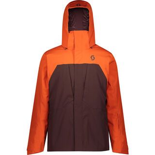 Scott Ultimate Dryo 10 Men's Jacket orange pumpkin/red fudge