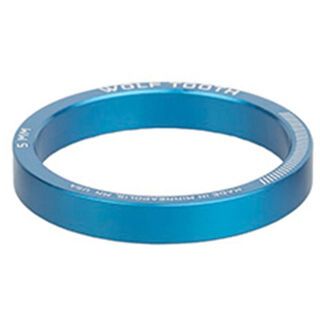 Wolf Tooth Precision Headset Spacers - 5 mm blue