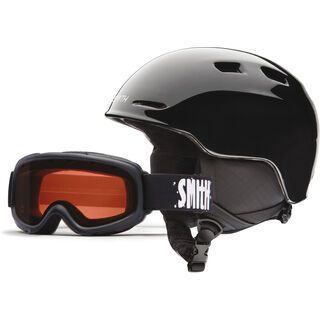 Smith Gambler X Combo, black/rc36 - Snowboardhelm