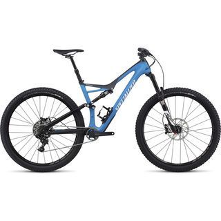 Specialized Stumpjumper FSR Comp Carbon 29 2017, carbon/blue/white - Mountainbike
