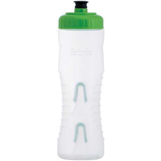 Fabric Cageless Waterbottle 750 ml, clear/green - Trinkflasche