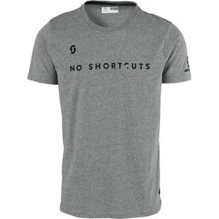 Scott 5 No Shortcuts S/SL Tee, heather grey - T-Shirt