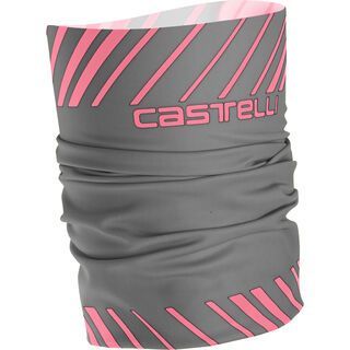 Castelli Arrivo 3 Thermo Head Thingy, dark gray/giro pink - Multifunktionstuch