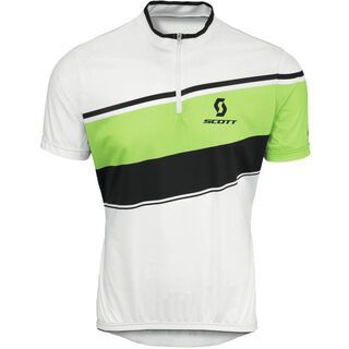 Scott Shirt Classic s/sl, white/green - Radtrikot