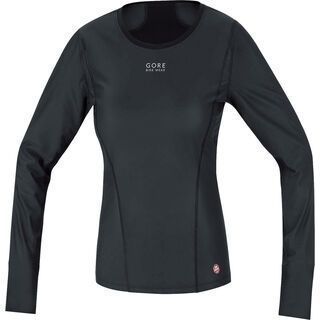 Gore Bike Wear Base Layer Windstopper Lady Thermo Shirt Lang, black - Unterhemd