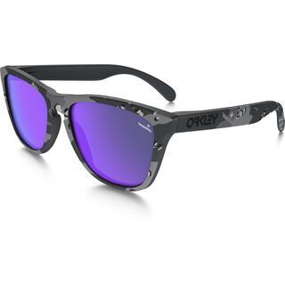 Oakley Frogskins Infinite Hero, matte carbon camo/Lens: violet iridium - Sonnenbrille