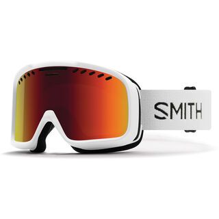 Smith Project, white/Lens: red sol-x mirror - Skibrille