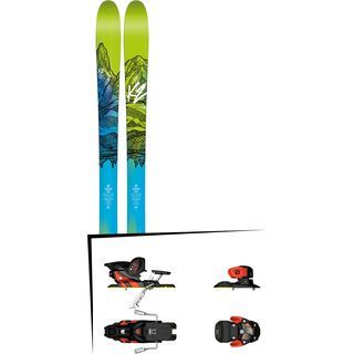 K2 SKI Set: FulLUVit 98 Ti 2016 + Salomon Warden MNC 13