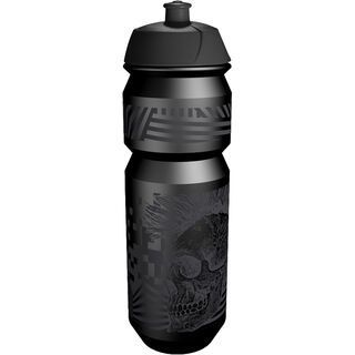 Riesel Design flasche, skull black - Trinkflasche