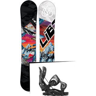 Set: Lib Tech T-Rice Pro 2017 + Flow Fuse (1718351S)