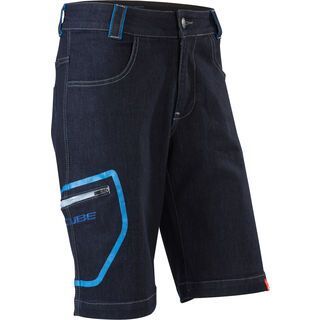 Cube Denim Shorts indigo blue