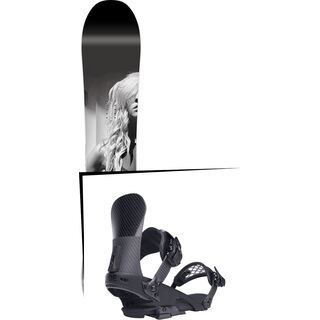 Set: Nitro SMP 2017 + Ride El Hefe, black - Snowboardset