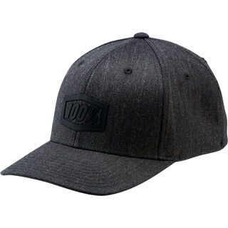 100% Trek Flexfit Hat, charcoal/heather - Cap