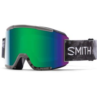 Smith Squad + Spare Lens, cement bleached/green sol-x mirror - Skibrille