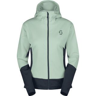 Scott Defined Mid Zip Women's Hoody fresh green/dark blue