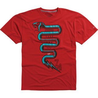 Fox Flow Snake Tech Tee, heather red - Funktionsshirt