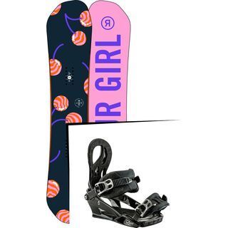 Set: Ride OMG 2017 + Nitro Lynx 2017, black - Snowboardset