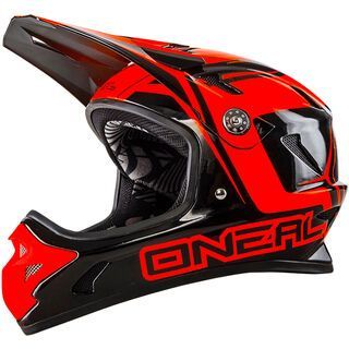 ONeal Spark Fidlock DH Helmet Steel, black/red - Fahrradhelm