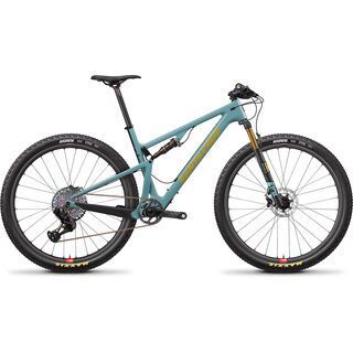 Santa Cruz Blur CC XX1 Reserve 2020, aqua/yellow - Mountainbike