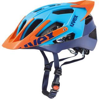 uvex Quatro Pro, blue-orange mat - Fahrradhelm