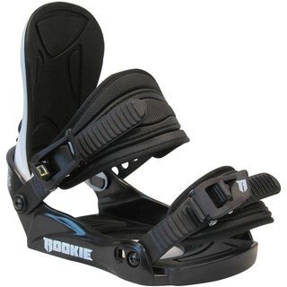 F2 Rookie 2012, black/white - Snowboardbindung
