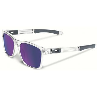 Oakley Catalyst, polished clear/Lens: violet iridium - Sonnenbrille