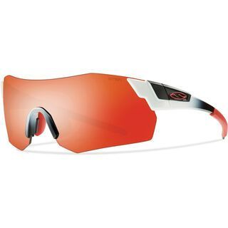 Smith Pivlock Arena Max inkl. Wechselscheibe, white red fade/Lens: red mirror - Sportbrille