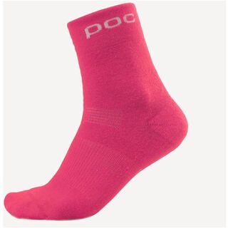 POC Long Bike Sock, Pink - Radsocken