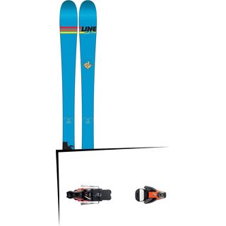 Set: Line Sick Day Shorty 2017 + Salomon STH2 WTR 16 100 mm, black/orange - Skiset