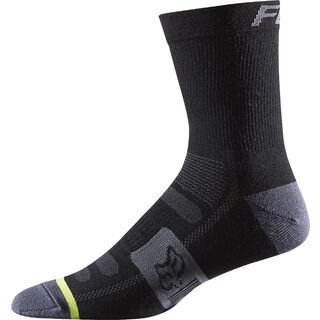 Fox Merino Wool Sock, black - Radsocken