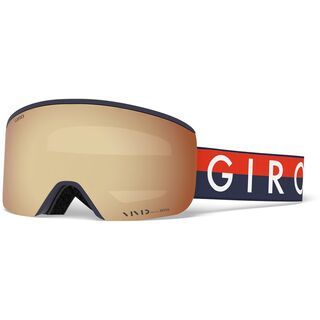 Giro Axis inkl. WS, midnight red/Lens: vivid copper - Skibrille