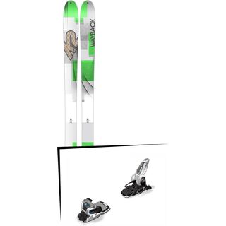 K2 SKI Set: Wayback 96 2016 + Marker Griffon 13