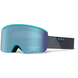 Giro Axis inkl. WS, grey/glacier peak/Lens: vivid royal - Skibrille