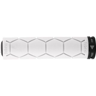 Fabric Silicon Lock On Grip, white - Griffe