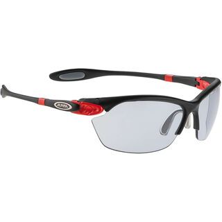 Alpina Twist Three 2.0 VL, black matt red/Lens: varioflex black - Sportbrille