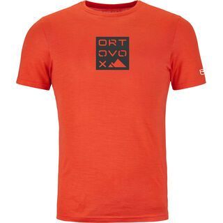 Ortovox 185 Merino Square TS M hot orange